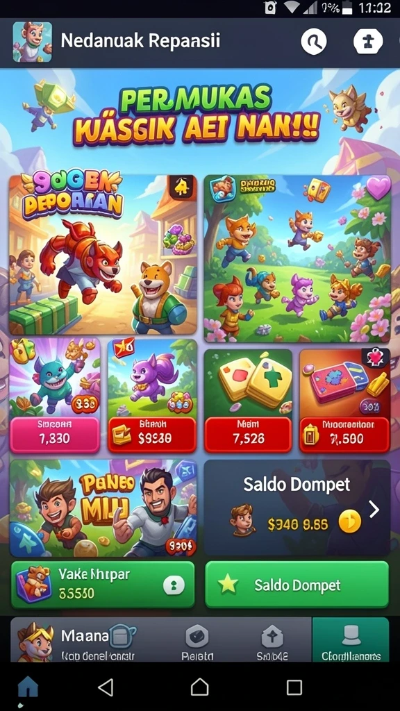 dominoclub - Tampilan tabel permainan dengan grafis yang menarik.
