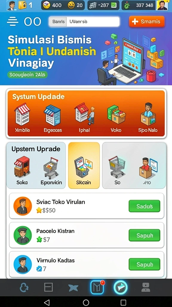 hokigame - Tampilan menu utama HOKIGAME yang user-friendly.